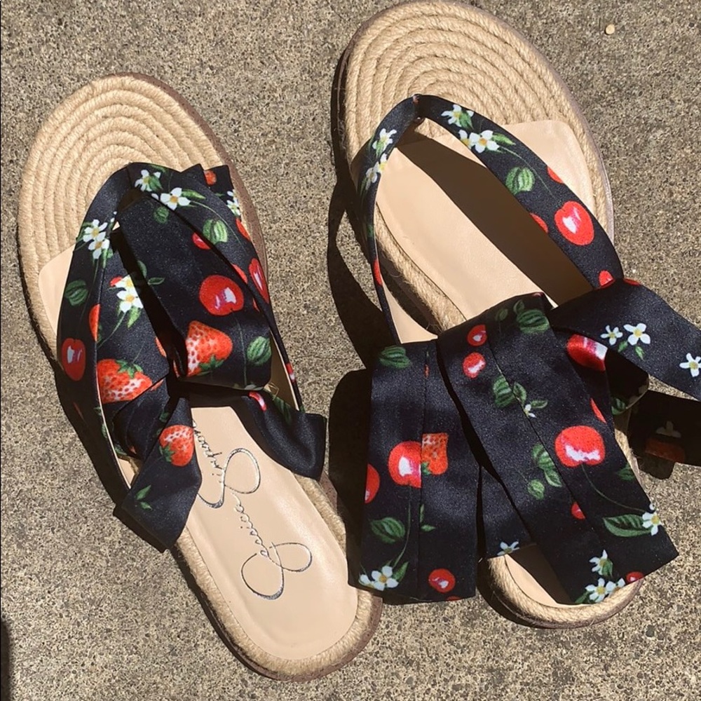 Jessica Simpson fruity sandals